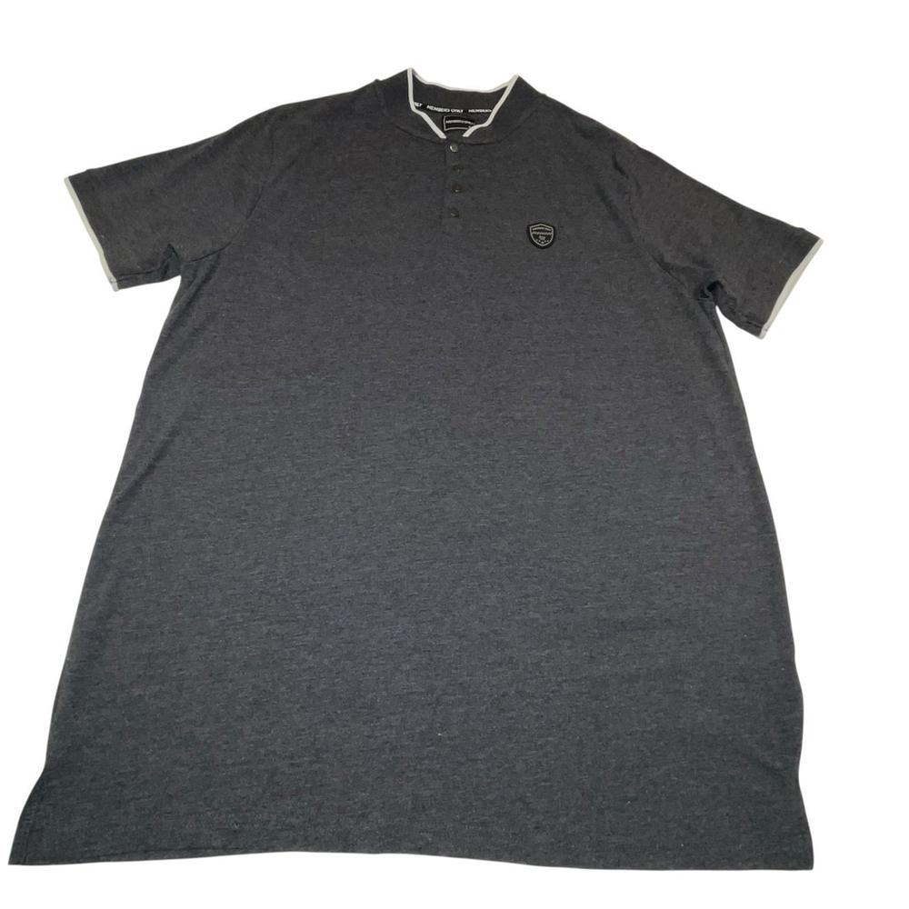 Vintage Y2K Members Only Mens Charcoal Gray Stretch Size XXL Style# MK20029 Golf